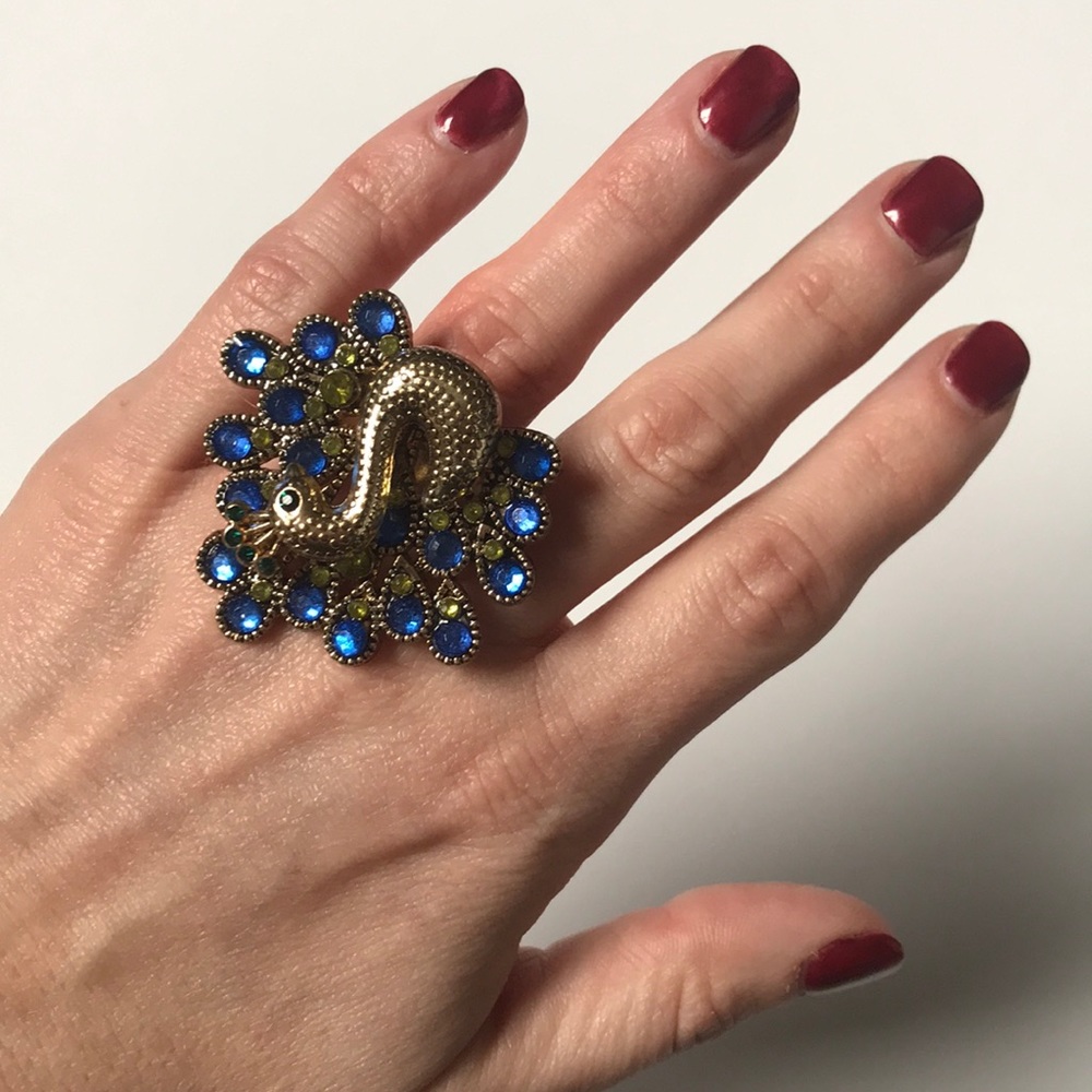 Peacock Ring (Costume Jewelry)